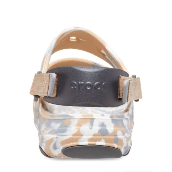 Crocs All-Terrain Marbled Slip On Sandals Outdoors Chai / Multi Mens Size 13 NWT - Picture 8 of 10